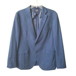 Penguin Original Mens Blue Sport Coat Jacket Blazer Casual Work Office Formal